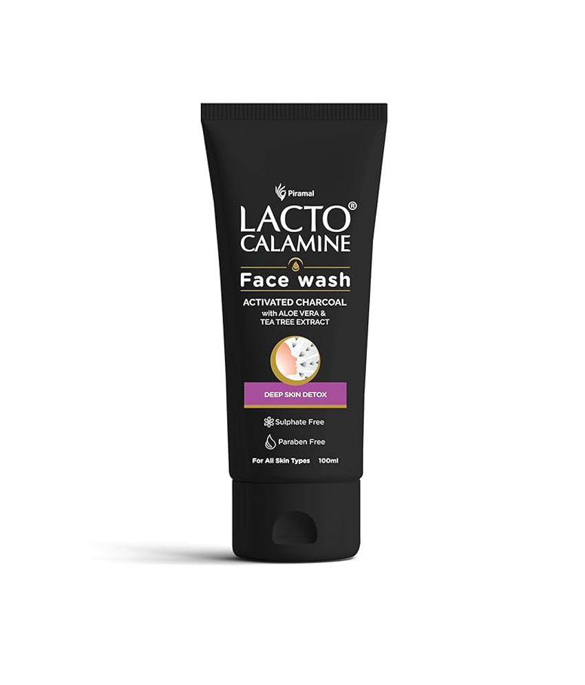 Lacto Calamine Activated Charcoal Face Wash 100ml